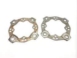 Front Brake Rotor Rock Guards 2006 Suzuki Quadracer 450 LTR450 2x4 2494