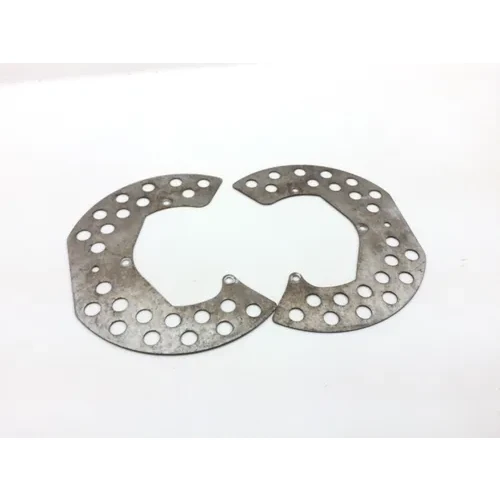 Front Brake Rotor Rock Guards 2016 Yamaha Wolverine YXE 700 4x4 FI 2514A 6