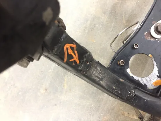 Main Frame Chassis CLN Ready To Go Harley-Davidson Electra Glide 1989 2510A x