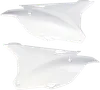 Acerbis Side Panel Number Plates White