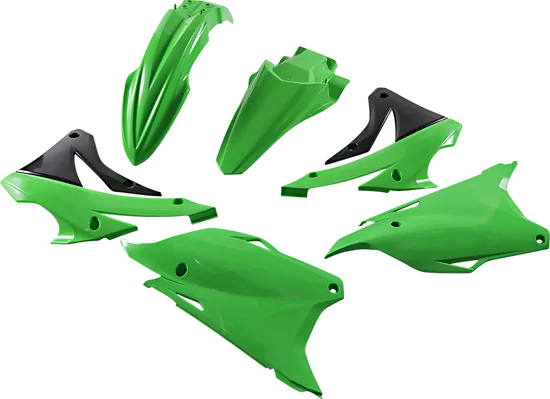 Acerbis Plastic Fender Body Kit Green Black