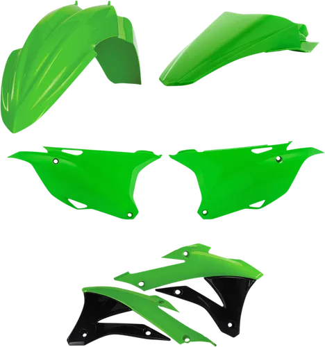 Acerbis Plastic Fender Body Kit OE Green Black