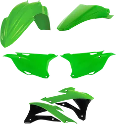 Acerbis Plastic Fender Body Kit OE Green Black