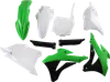 Acerbis Complete Plastic Fender Body Kit OE White/Green/Black