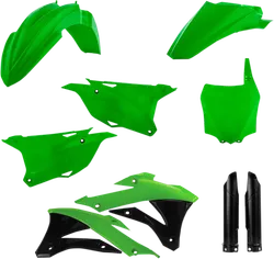 Acerbis Complete Plastic Fender Body Kit OE Green/Black