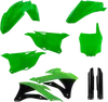 Acerbis Complete Plastic Fender Body Kit OE Green/Black