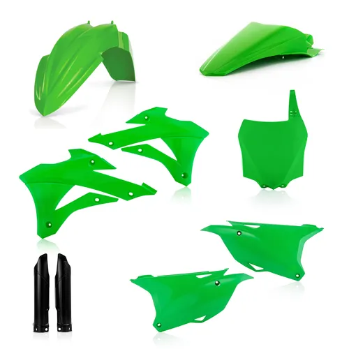 Acerbis Full Plastic Fender Body Kit OE Green Black 2