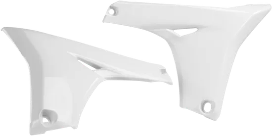 Acerbis Left Right Lower Radiator Shrouds White