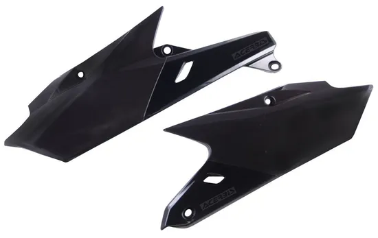 Acerbis Side Panel Number Plates Black