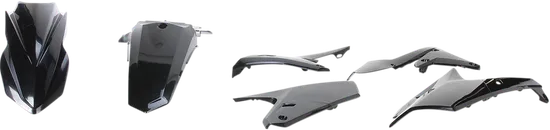 Acerbis Plastic Fender Body Kit Black