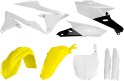 Acerbis Complete Plastic Fender Body Kit Yellow/White/Black