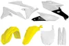 Acerbis Complete Plastic Fender Body Kit Yellow/White/Black