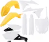 Acerbis Complete Plastic Fender Body Kit Yellow/White/Black