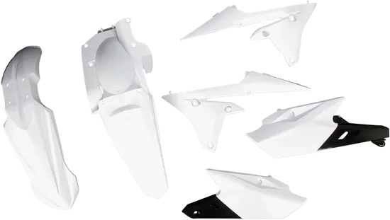 Acerbis Plastic Fender Body Kit White Black