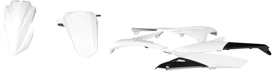 Acerbis Plastic Fender Body Kit White Black