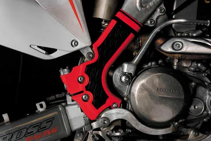 ACERBIS X Grip Frame Guards Red Black