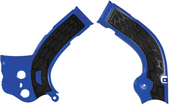 Acerbis X Grip Frame Guards Blue Black