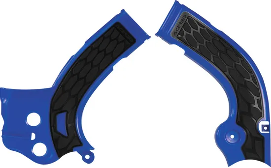 Acerbis X Grip Frame Guards Blue Black