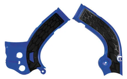 Acerbis X Grip Frame Guards Blue Black