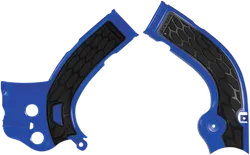 Acerbis X Grip Frame Guards Blue Black