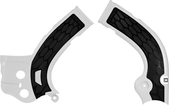 ACERBIS X Grip Frame Guards White Black
