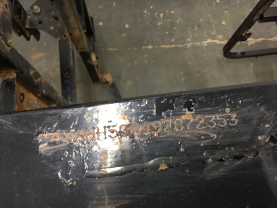 Frame Chassis CLN Ready To Go 2009 Polaris Ranger 500 4x4 EFI 2542 x