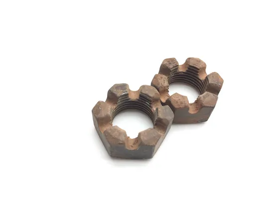 Front Wheel Hub Spindle Castle Nuts 2009 Polaris Ranger 500 4x4 EFI 2542