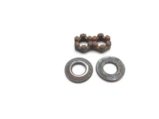 Front Wheel Hub Spindle Castle Nuts 2009 Polaris Ranger 500 4x4 EFI 2542