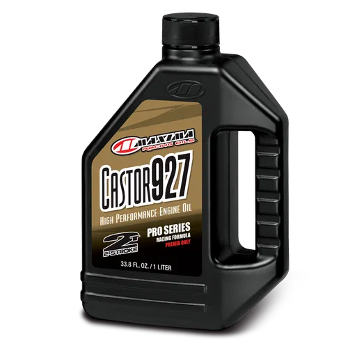 Maxima Castor 927 Pro Series 2T Racing Engine Motor Oil 1 Liter Quart