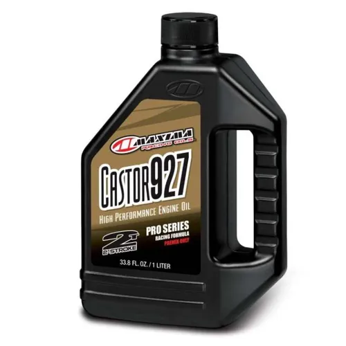 Maxima Castor 927 Pro Series 2T Racing Engine Motor Oil 1 Liter Quart