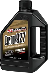Maxima Castor 927 Pro Series 2T Racing Engine Motor Oil 1 Liter Quart