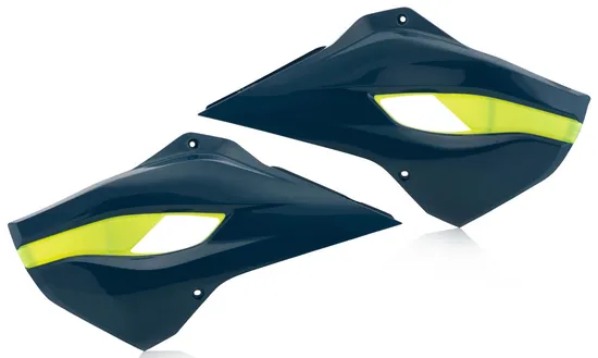 Acerbis Left Right Radiator Shrouds Dark Blue