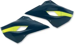Acerbis Left Right Radiator Shrouds Dark Blue