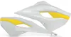 Acerbis Left Right Radiator Shrouds White Yellow