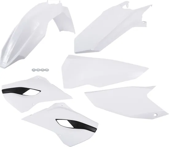 Acerbis Plastic Fender Body Kit White Black