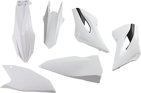 Acerbis Plastic Fender Body Kit White Black