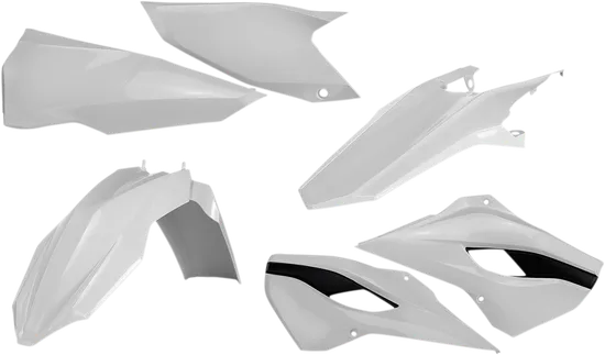 Acerbis Plastic Fender Body Kit White Black