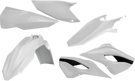 Acerbis Plastic Fender Body Kit White Black