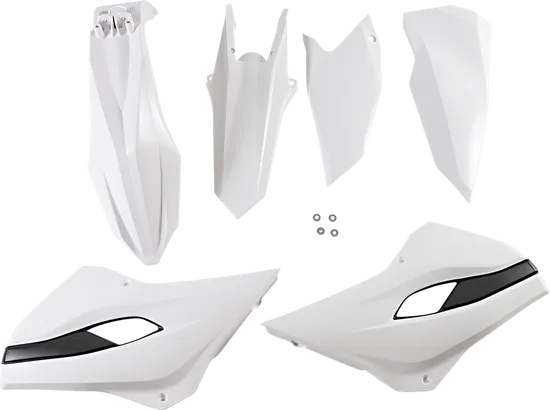 Acerbis Plastic Fender Body Kit White Black