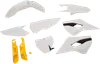 Acerbis Complete Plastic Fender Body Kit OE White/Yellow/Black