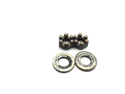 Front Wheel Hub Spindle Castle Nuts 2007 Polaris Ranger 700 4x4 EFI 2554