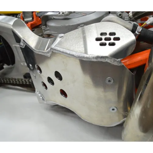 Enduro Vented Aluminum Skid Plate w Drainage Hole