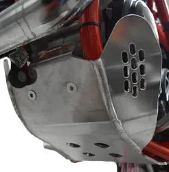 Enduro Vented Aluminum Skid Plate w Drainage Hole