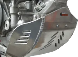 Enduro Vented Aluminum Skid Plate w Drainage Hole