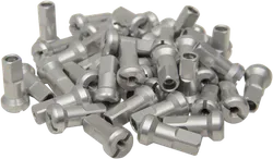 Moose Silver MX1 Aluminum 9 Gauge Nipple Set For Dirt Bike