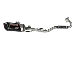 BBR D3 Full Exhaust Muffler Pipe System Stainless Carbon End Cap