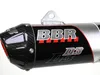 BBR D3 Full Exhaust Muffler Pipe System Stainless Carbon End Cap
