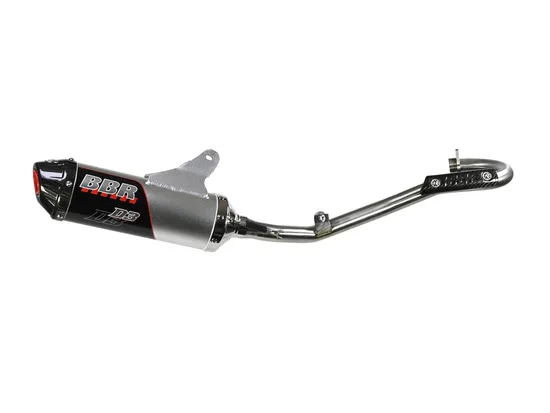 BBR D3 Full Exhaust Muffler Pipe System Stainless Carbon End Cap