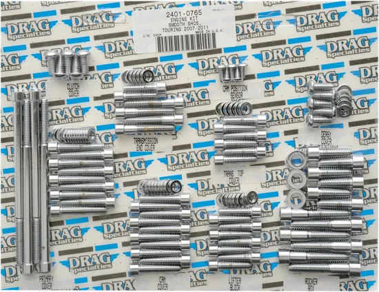 Drag Specialties Smooth Engine Motor Bolt Kit