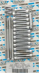 DS Chrome Transmission Socket Knurled Bolt Kit